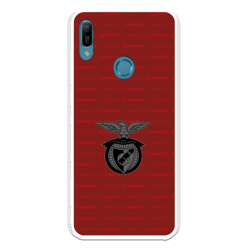 Funda para Huawei Y6 2019 del Escudo Fondo Granate  - Licencia Oficial Benfica