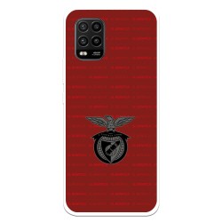 Funda para Xiaomi Mi 10 Lite del Escudo Fondo Granate  - Licencia Oficial Benfica