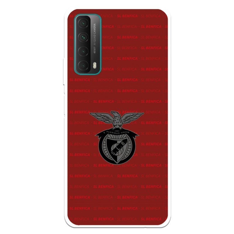 Funda para Huawei P Smart 2021 del Escudo Fondo Granate  - Licencia Oficial Benfica