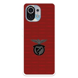 Funda para Xiaomi Mi 11 del Escudo Fondo Granate  - Licencia Oficial Benfica