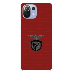 Funda para Xiaomi Mi 11 Lite del Escudo Fondo Granate  - Licencia Oficial Benfica