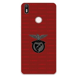 Funda para BQ Aquaris X del Escudo Fondo Granate  - Licencia Oficial Benfica