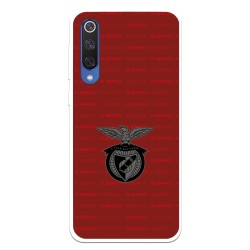 Funda para Xiaomi Mi 9 SE del Escudo Fondo Granate  - Licencia Oficial Benfica