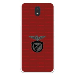 Funda para LG K30 del Escudo Fondo Granate  - Licencia Oficial Benfica