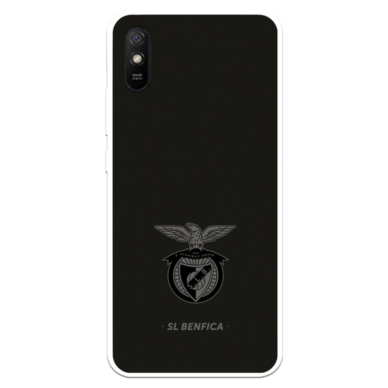 Funda para Xiaomi Redmi 9A del Escudo Fondo Negro  - Licencia Oficial Benfica