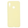 Funda Ultra suave Amarillo Pastel para Honor 10 Lite