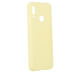 Funda Ultra suave Amarillo Pastel para Honor 10 Lite