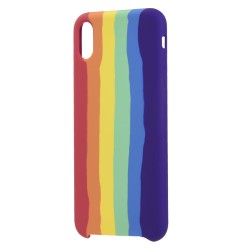 Funda Ultra suave Bandera LGTB para iPhone XS Max