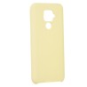 Funda Ultra suave Amarillo Pastel para Huawei Mate 30 Lite