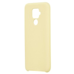 Funda Ultra suave Amarillo Pastel para Huawei Mate 30 Lite