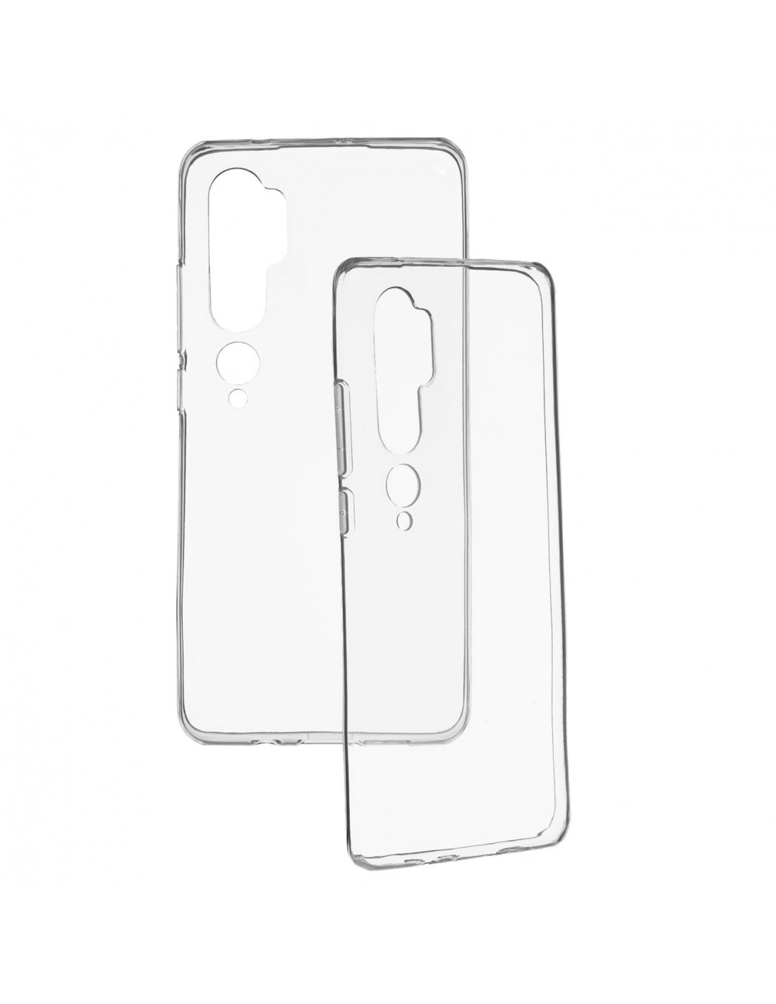 Moozy Funda Silicona Antigolpes para Xiaomi Mi 10 y Xiaomi Mi 10 Pro -  Transparente Crystal Clear TPU Case Cover Flexible : : Electrónica