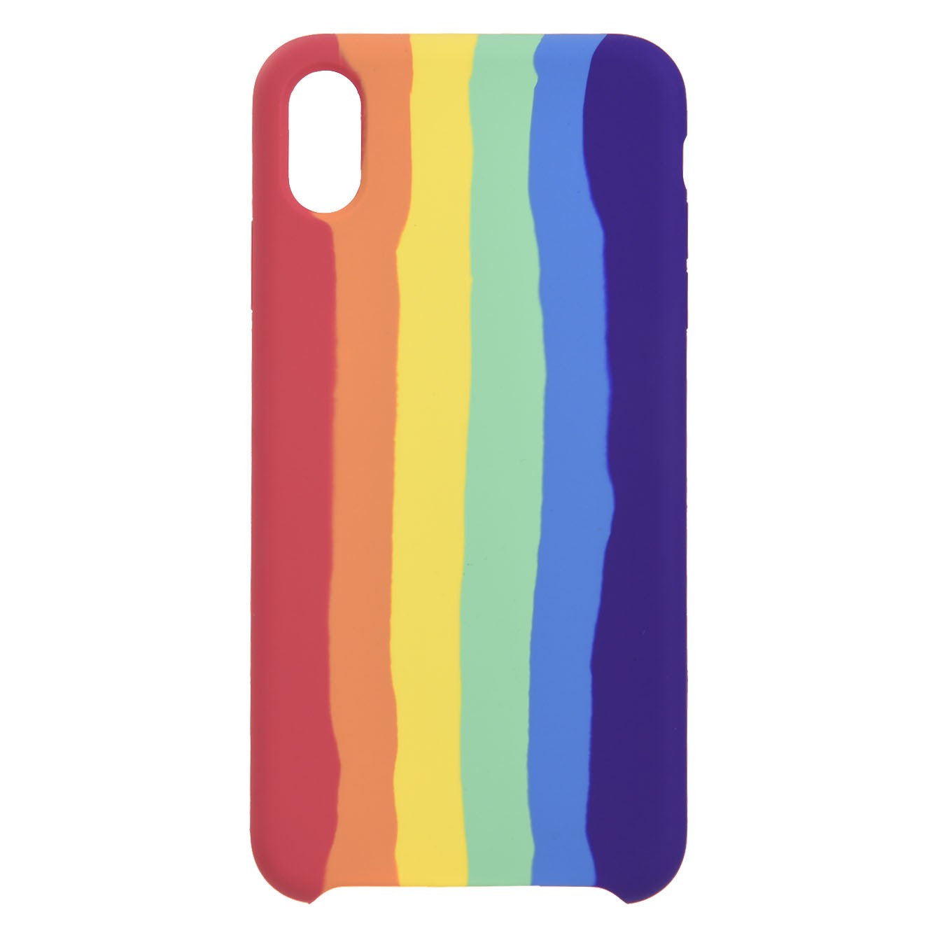 Funda Ultra suave Bandera LGTB para iPhone XS Max