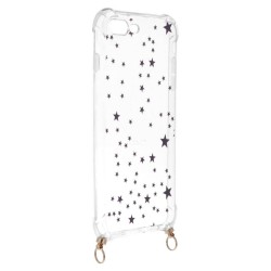 Funda Silicona Colgante Estrellas para iPhone 8