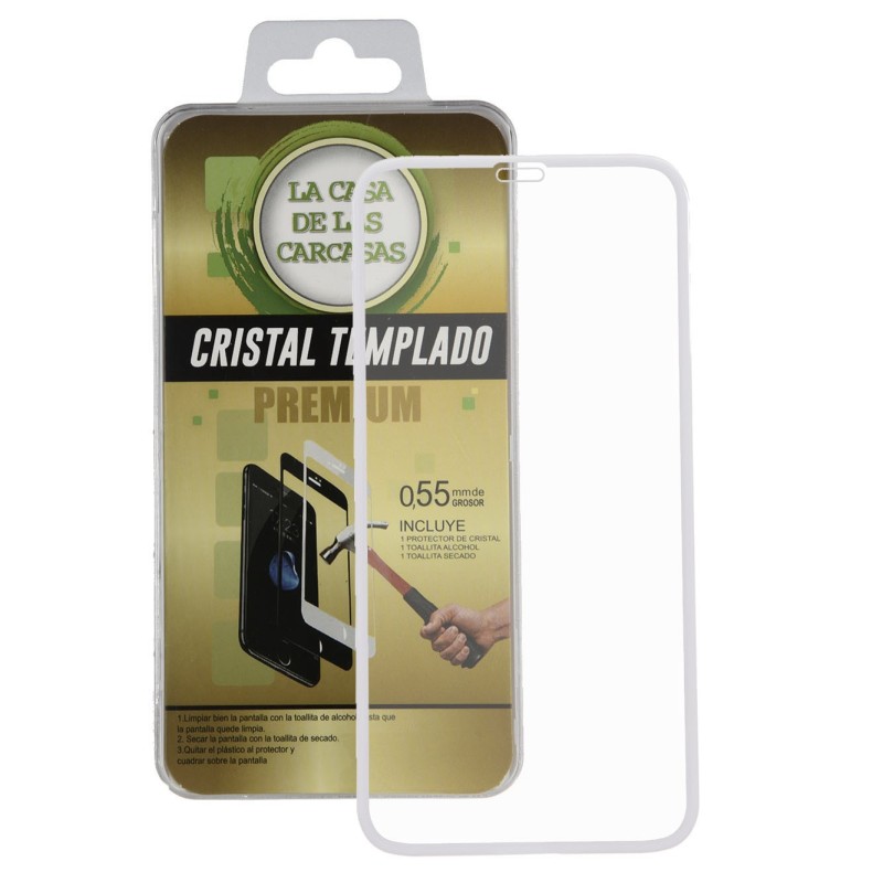 Cristal Templado Completo Blanco para iPhone 11