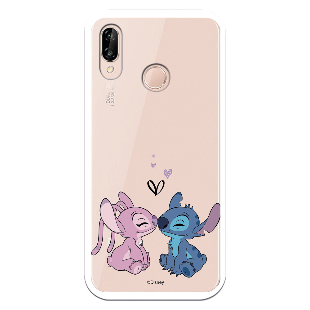 Funda para Xiaomi Redmi Note 11S 5G Oficial de Disney Angel & Stitch Beso -  Lilo 