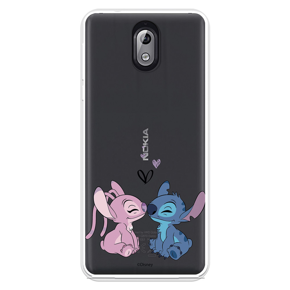 Funda para Huawei P30 Lite Oficial de Disney Angel & Stitch Beso - Lilo &  Stitch