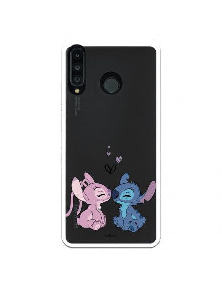 Funda para Xiaomi Redmi Note 9 Oficial de Disney Angel & Stitch Beso - Lilo  & Stitch