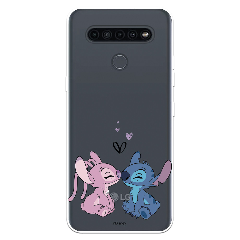 Funda Oficial de Disney Angel & Stitch Beso Lilo & Stitch para iPhone 12  Mini