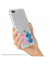 Funda para iPhone 8 Plus Oficial de Disney Angel & Stitch Beso - Lilo & Stitch