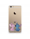 Funda para iPhone 6S Plus Oficial de Disney Angel & Stitch Beso - Lilo & Stitch