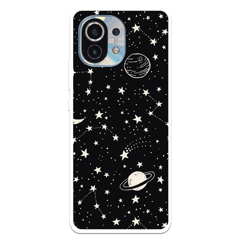 Funda Planetas fondo negro para Xiaomi Mi 11