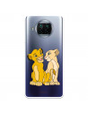 Funda para Xiaomi Mi 10T Lite Oficial de Disney Simba y Nala Silueta - El Rey León