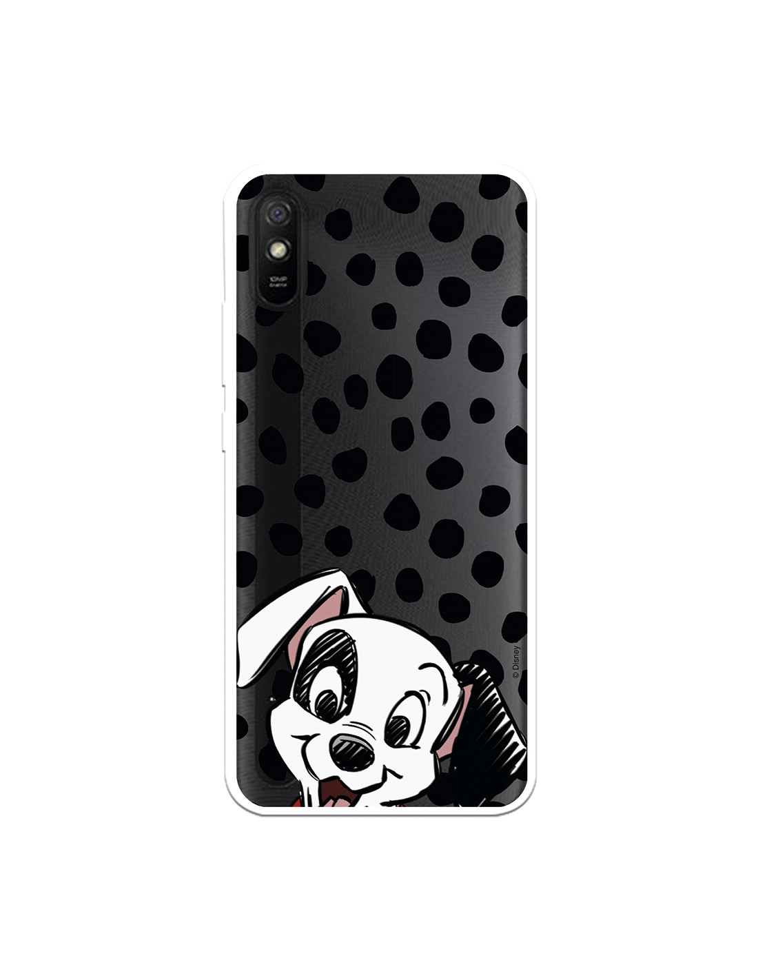Funda para Xiaomi Redmi 9AT Oficial de Disney Cachorro Manchas - 101  Dálmatas