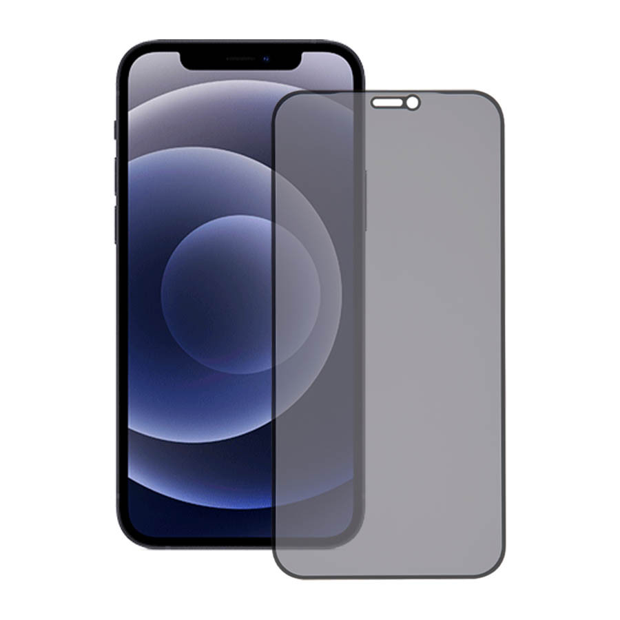 Cristal Templado Completo Negro para iPhone 12 Mini