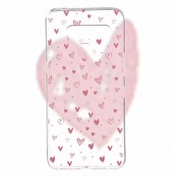 Funda Dibujo Corazones para LG V50