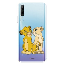 Funda para Honor 9x Oficial de Disney Simba y Nala Silueta - El Rey LeÃ³n