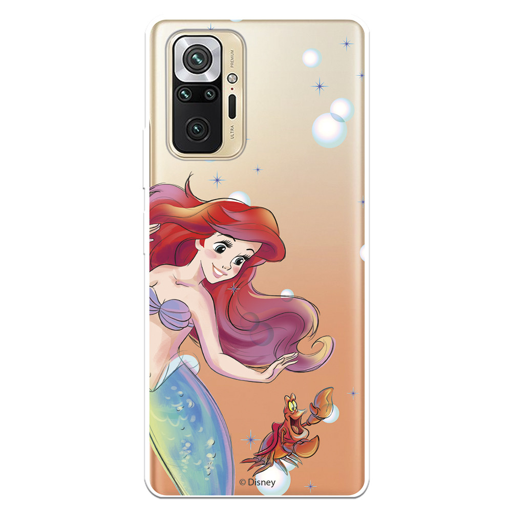 Funda para Xiaomi Redmi Note 10 Pro Oficial de Disney Ariel y